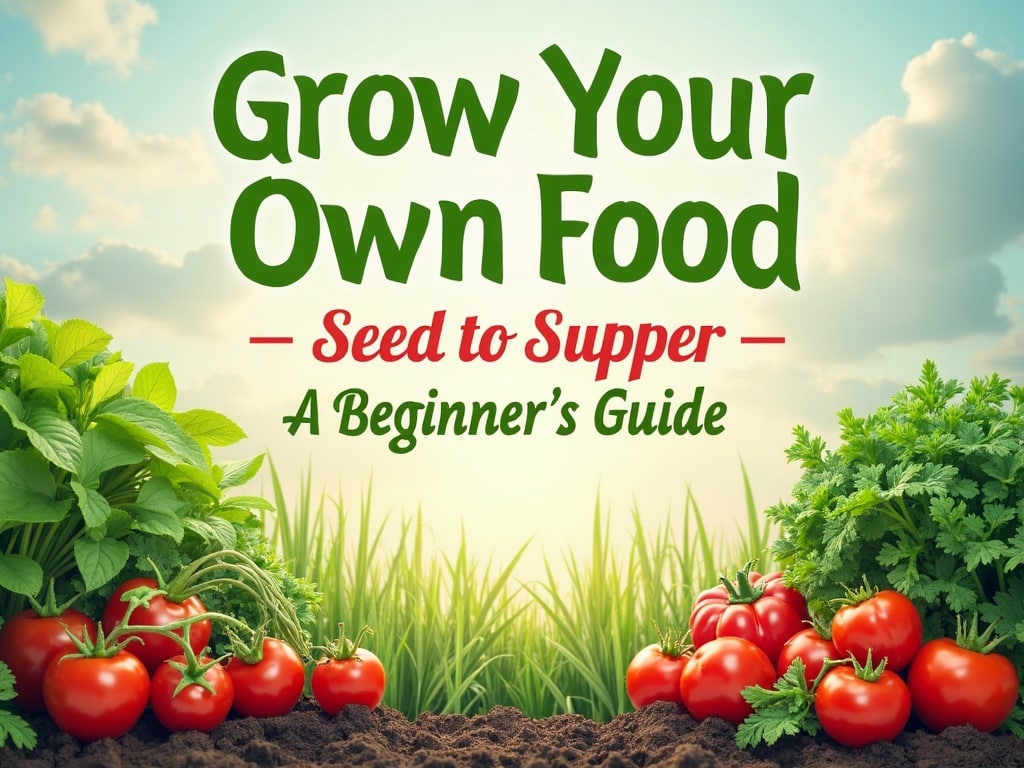 Grow Your Own Food: From Seed to Supper – A Beginner's Guide - UpRooted ...
